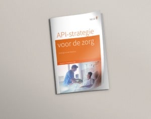 Foto van de publicatie '' api-strategie voor de zorg''.